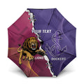 Dockers And Lions Football Custom Umbrella 2025 Sporty Dynamic Version - Aussie Hoodie