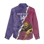 Dockers And Lions Football Custom Women Casual Shirt 2025 Sporty Dynamic Version - Aussie Hoodie