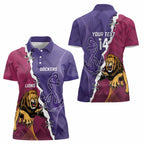 Dockers And Lions Football Custom Women Polo Shirt 2025 Sporty Dynamic Version - Aussie Hoodie