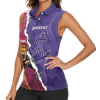 Dockers And Lions Football Custom Women Sleeveless Polo Shirt 2025 Sporty Dynamic Version - Aussie Hoodie