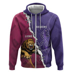 Dockers And Lions Football Custom Zip Hoodie 2025 Sporty Dynamic Version - Aussie Hoodie