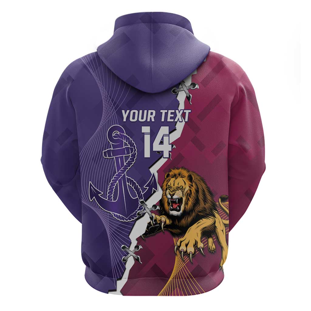 Dockers And Lions Football Custom Zip Hoodie 2025 Sporty Dynamic Version - Aussie Hoodie
