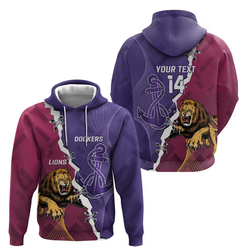 Dockers And Lions Football Custom Zip Hoodie 2025 Sporty Dynamic Version - Aussie Hoodie