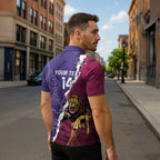 Dockers And Lions Football Custom Zipper Polo Shirt 2025 Sporty Dynamic Version - Aussie Hoodie
