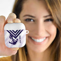 Dockers Football Custom AirPods Case Fremantle Anchor Simple Style - Aussie Hoodie