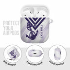 Dockers Football Custom AirPods Case Fremantle Anchor Simple Style - Aussie Hoodie