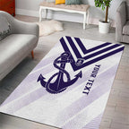 Dockers Football Custom Area Rug Fremantle Anchor Simple Style - Aussie Hoodie