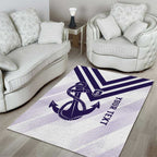 Dockers Football Custom Area Rug Fremantle Anchor Simple Style - Aussie Hoodie