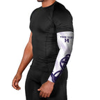 Dockers Football Custom Arm Sleeves Fremantle Anchor Simple Style - Aussie Hoodie