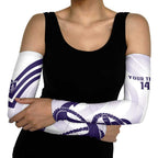Dockers Football Custom Arm Sleeves Fremantle Anchor Simple Style - Aussie Hoodie
