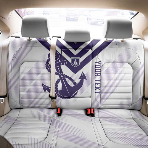 Dockers Football Custom Back Car Seat Cover Fremantle Anchor Simple Style - Aussie Hoodie