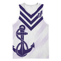 Dockers Football Custom Basketball Jersey Fremantle Anchor Simple Style - Aussie Hoodie