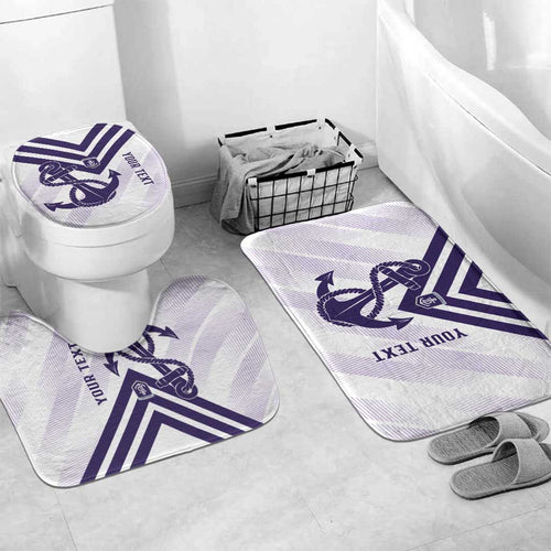 Dockers Football Custom Bathroom Set Fremantle Anchor Simple Style - Aussie Hoodie