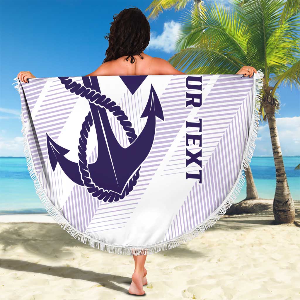 Dockers Football Custom Beach Blanket Fremantle Anchor Simple Style - Aussie Hoodie