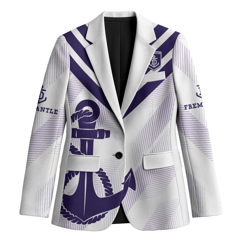 Dockers Football Custom Blazer Fremantle Anchor Simple Style - Aussie Hoodie