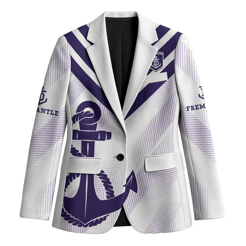 Dockers Football Custom Blazer Fremantle Anchor Simple Style - Aussie Hoodie
