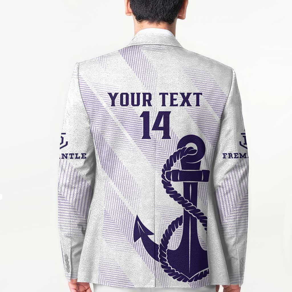 Dockers Football Custom Blazer Fremantle Anchor Simple Style - Aussie Hoodie