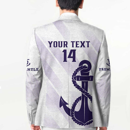 Dockers Football Custom Blazer Fremantle Anchor Simple Style - Aussie Hoodie