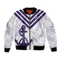 Dockers Football Custom Bomber Jacket Fremantle Anchor Simple Style - Aussie Hoodie