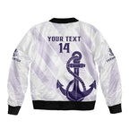 Dockers Football Custom Bomber Jacket Fremantle Anchor Simple Style - Aussie Hoodie