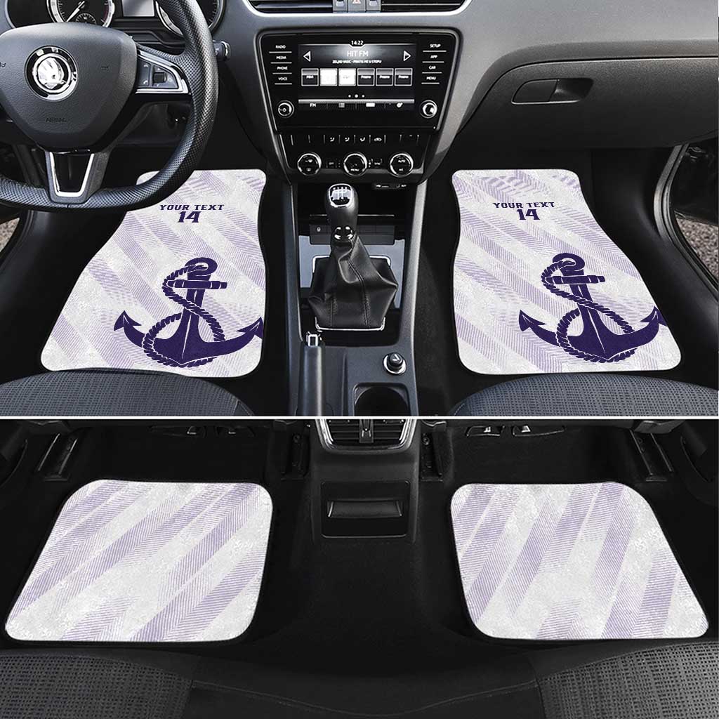 Dockers Football Custom Car Mats Fremantle Anchor Simple Style - Aussie Hoodie