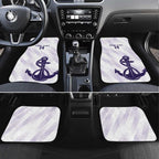 Dockers Football Custom Car Mats Fremantle Anchor Simple Style - Aussie Hoodie