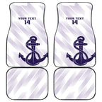 Dockers Football Custom Car Mats Fremantle Anchor Simple Style - Aussie Hoodie
