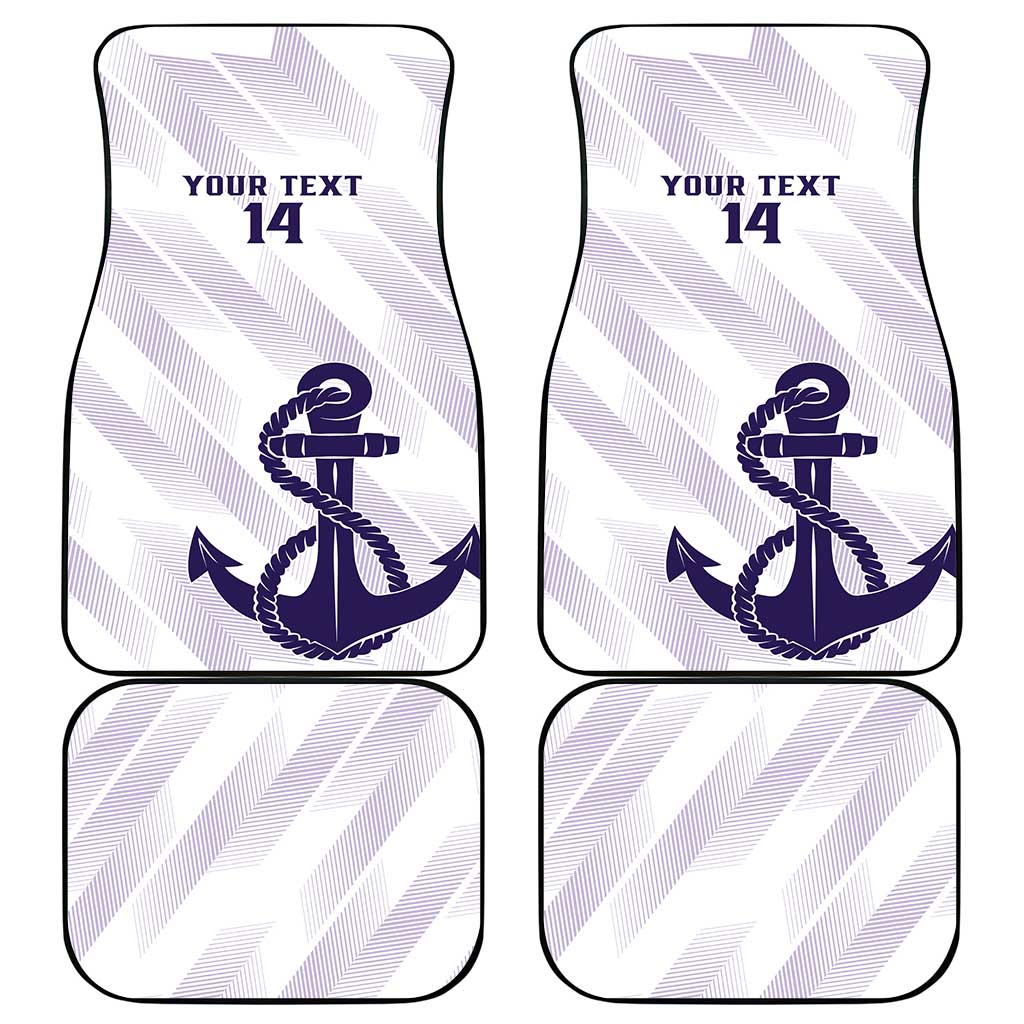 Dockers Football Custom Car Mats Fremantle Anchor Simple Style - Aussie Hoodie