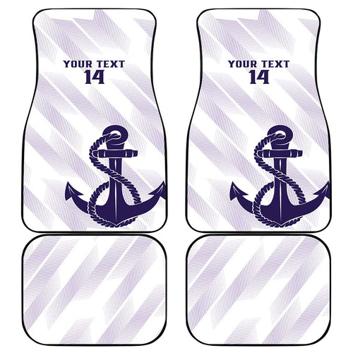 Dockers Football Custom Car Mats Fremantle Anchor Simple Style - Aussie Hoodie