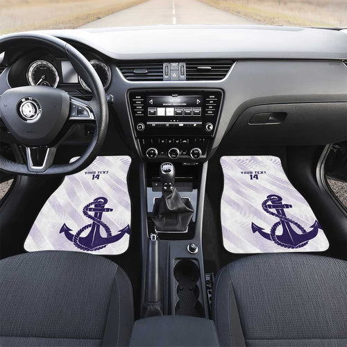Dockers Football Custom Car Mats Fremantle Anchor Simple Style - Aussie Hoodie