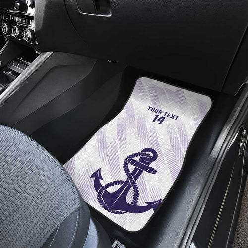 Dockers Football Custom Car Mats Fremantle Anchor Simple Style - Aussie Hoodie