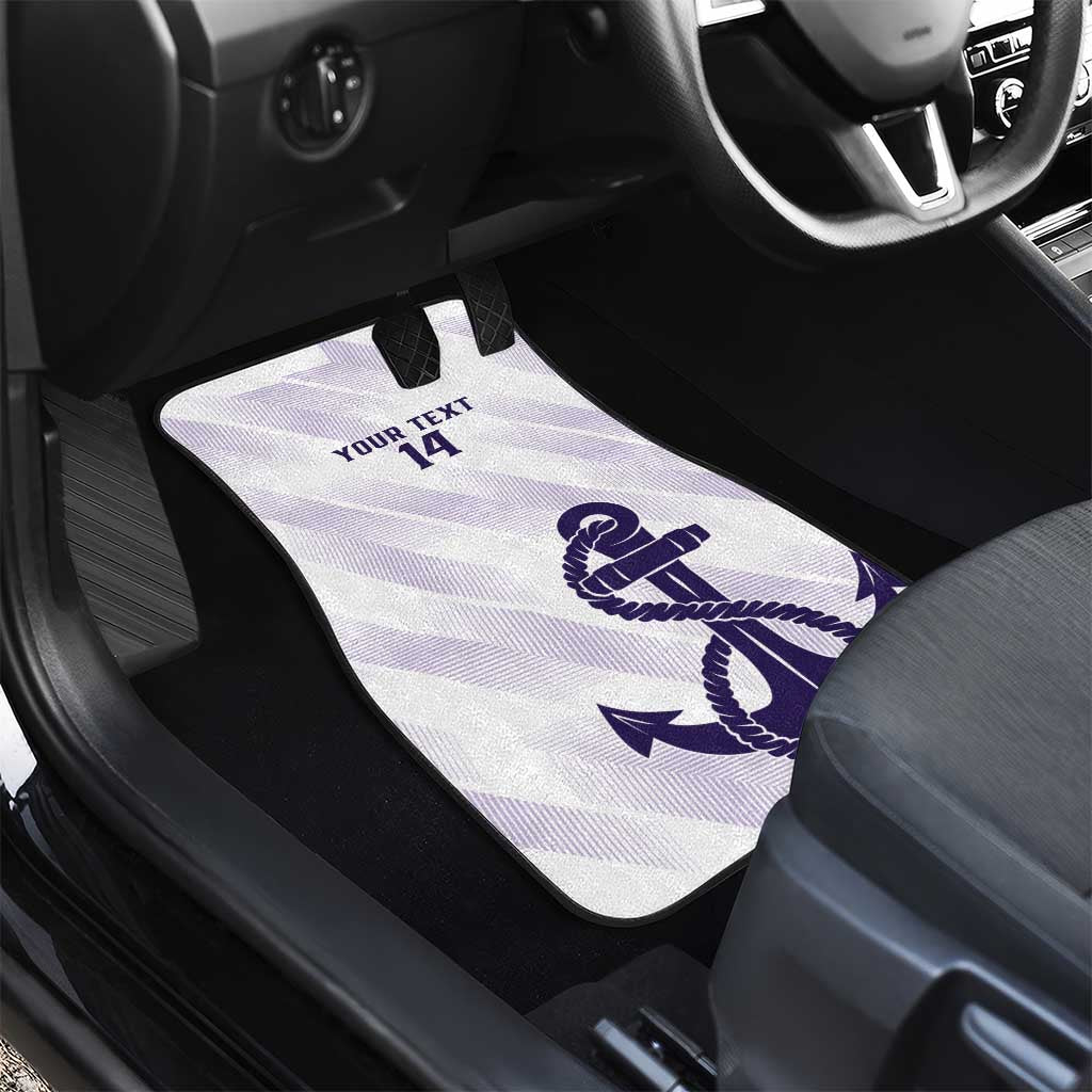 Dockers Football Custom Car Mats Fremantle Anchor Simple Style - Aussie Hoodie