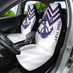 Dockers Football Custom Car Seat Cover Fremantle Anchor Simple Style - Aussie Hoodie