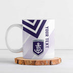 Dockers Football Custom Ceramic Mug Fremantle Anchor Simple Style - Aussie Hoodie