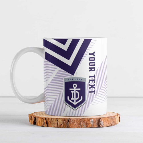 Dockers Football Custom Ceramic Mug Fremantle Anchor Simple Style - Aussie Hoodie