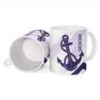 Dockers Football Custom Ceramic Mug Fremantle Anchor Simple Style - Aussie Hoodie