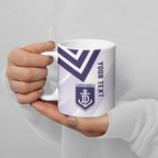 Dockers Football Custom Ceramic Mug Fremantle Anchor Simple Style - Aussie Hoodie