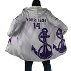 Dockers Football Custom Cloak Fremantle Anchor Simple Style - Aussie Hoodie