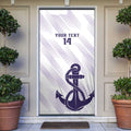 Dockers Football Custom Door Cover Fremantle Anchor Simple Style - Aussie Hoodie