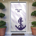 Dockers Football Custom Door Cover Fremantle Anchor Simple Style - Aussie Hoodie