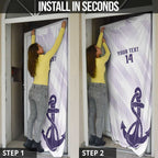 Dockers Football Custom Door Cover Fremantle Anchor Simple Style - Aussie Hoodie