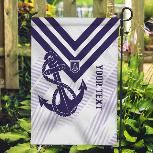 Dockers Football Custom Garden Flag Fremantle Anchor Simple Style - Aussie Hoodie