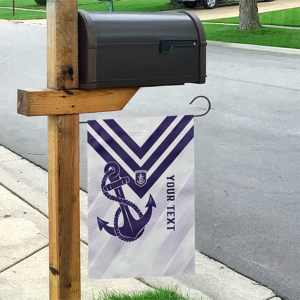 Dockers Football Custom Garden Flag Fremantle Anchor Simple Style - Aussie Hoodie