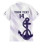 Dockers Football Custom Hawaiian Shirt Fremantle Anchor Simple Style - Aussie Hoodie