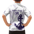 Dockers Football Custom Hawaiian Shirt Fremantle Anchor Simple Style - Aussie Hoodie