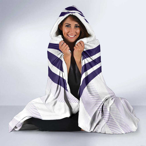 Dockers Football Custom Hooded Blanket Fremantle Anchor Simple Style - Aussie Hoodie