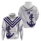 Dockers Football Custom Hoodie Fremantle Anchor Simple Style - Aussie Hoodie