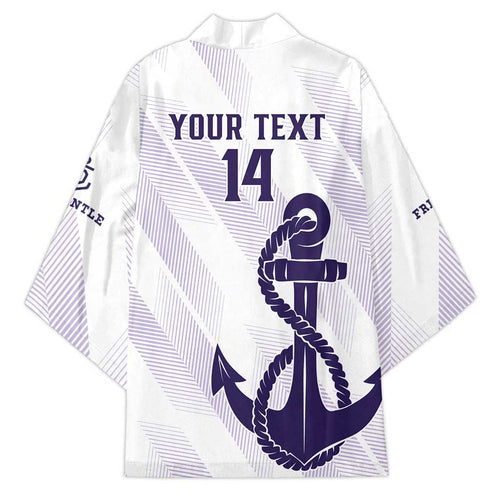Dockers Football Custom Kimono Fremantle Anchor Simple Style - Aussie Hoodie