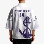 Dockers Football Custom Kimono Fremantle Anchor Simple Style - Aussie Hoodie