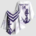 Dockers Football Custom Kimono Sleeve Blouse Fremantle Anchor Simple Style - Aussie Hoodie